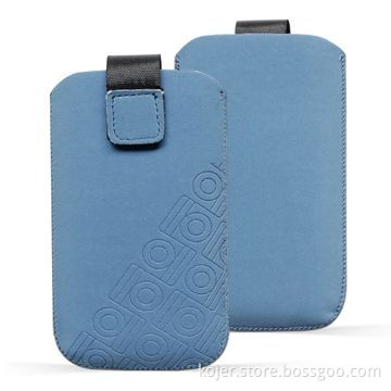 Mobile Phone Pouches with Velcro Closure, Suitable for Apple's iPhone 4 and Made of Velvet Material